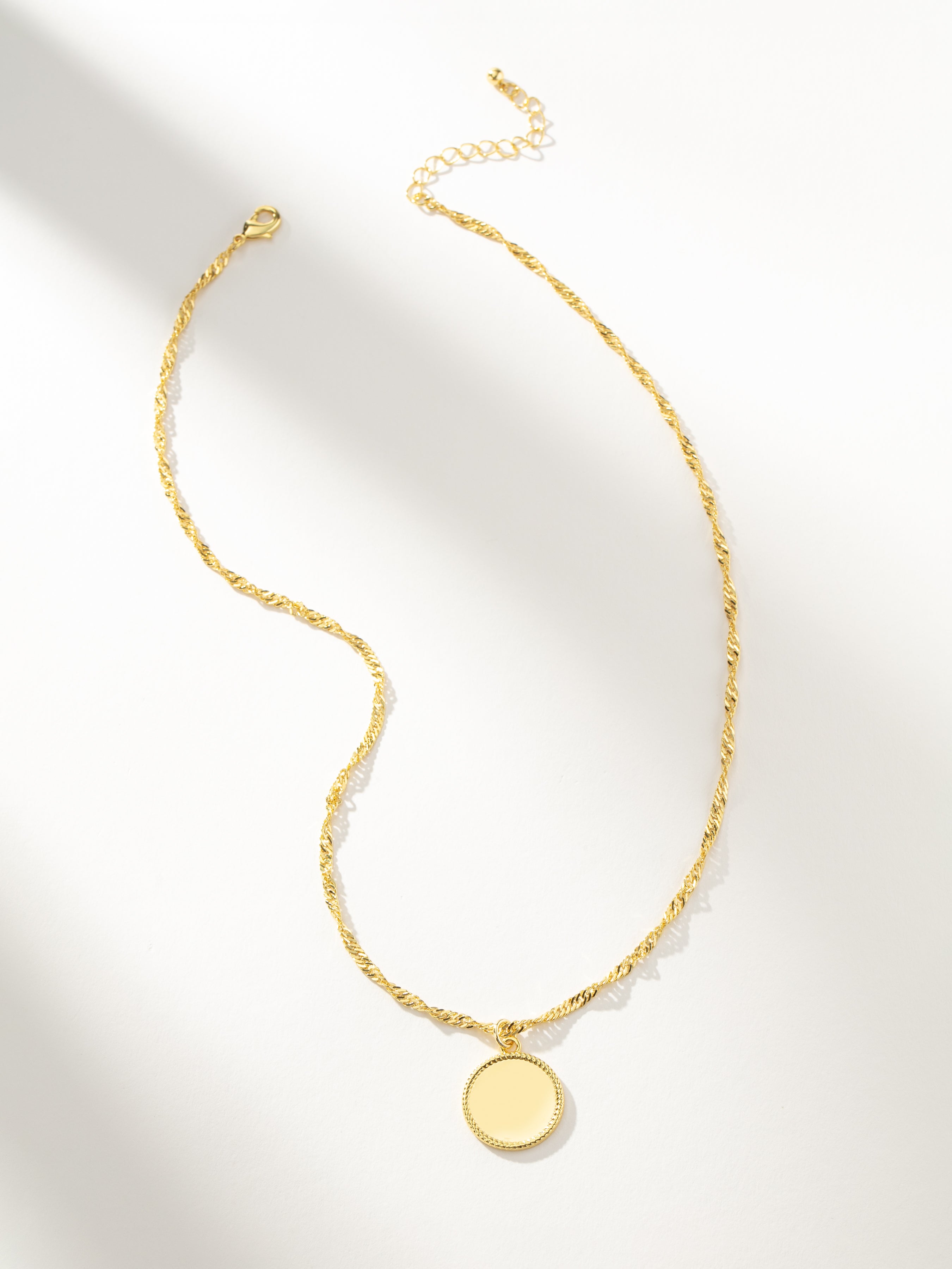 Circle Pendant Necklace - Image 3