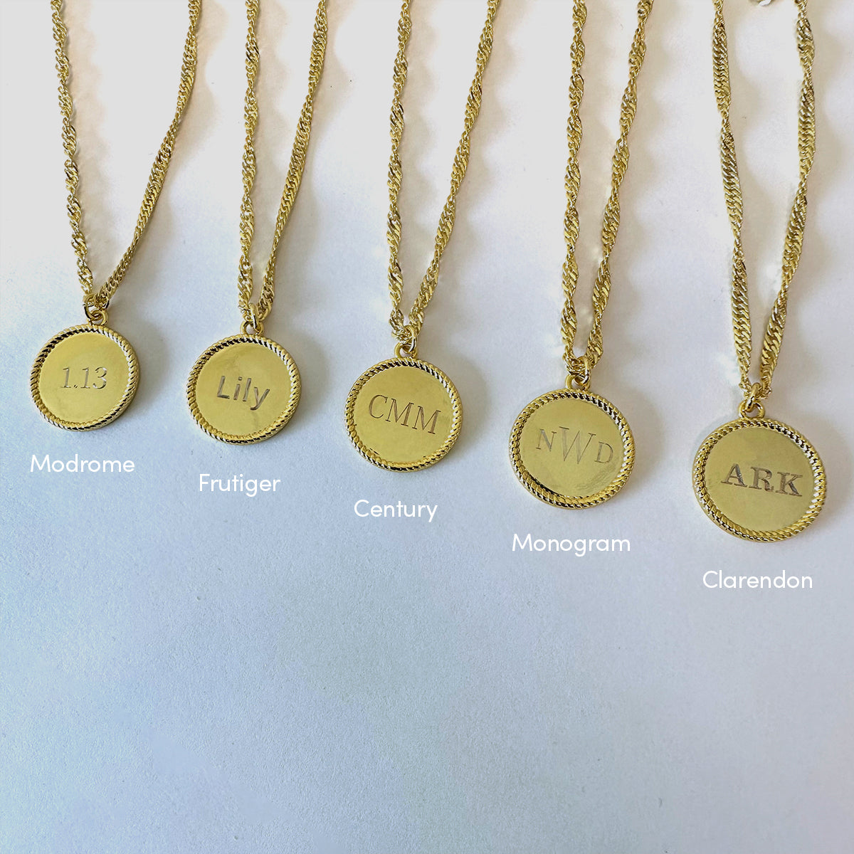 Circle Pendant Necklace - Image 5
