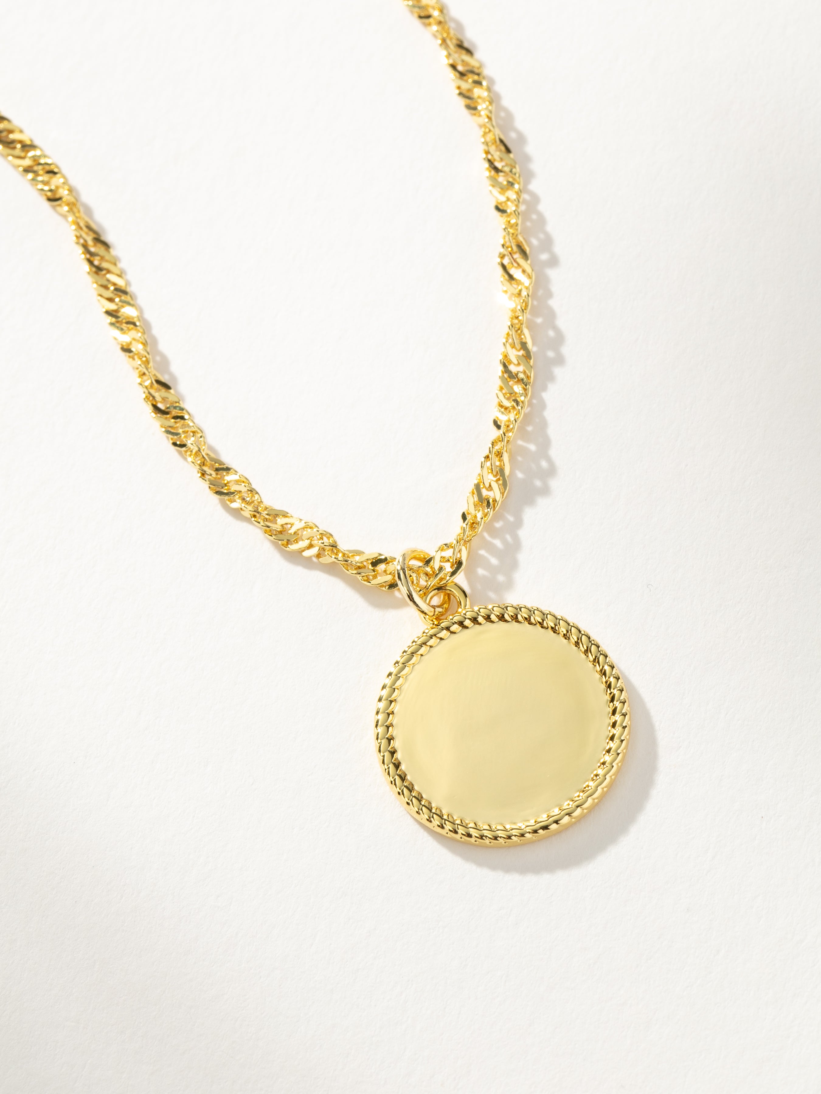 Circle Pendant Necklace - Image 4
