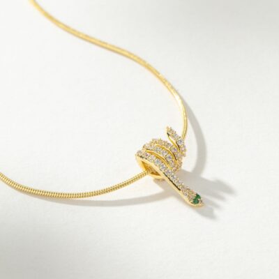 Coil Snake Chain Necklace