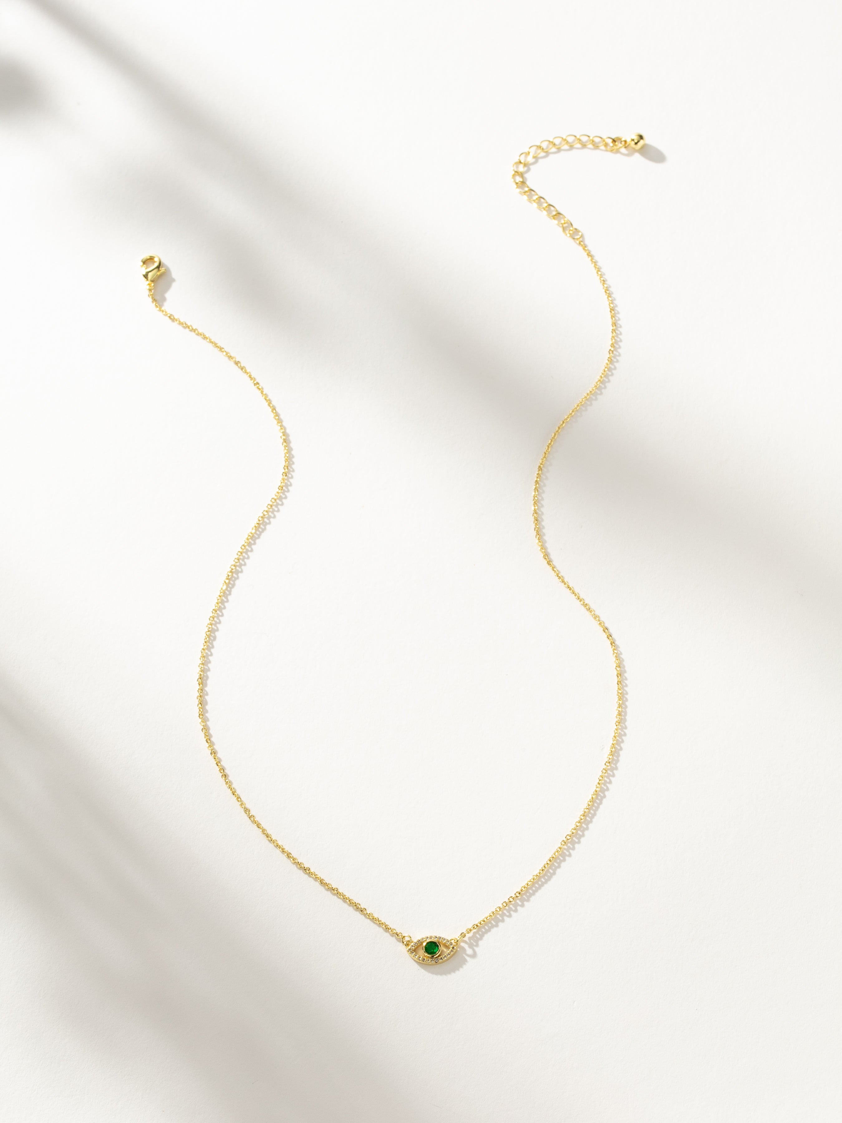 Evil Eye Pavé Necklace - Image 3
