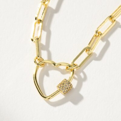 Locked Heart Necklace