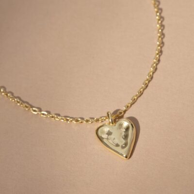 Vermeil Golden Heart Necklace