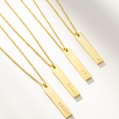 Vertical Bar Necklace